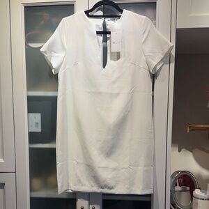 Elegant White Mini Dress